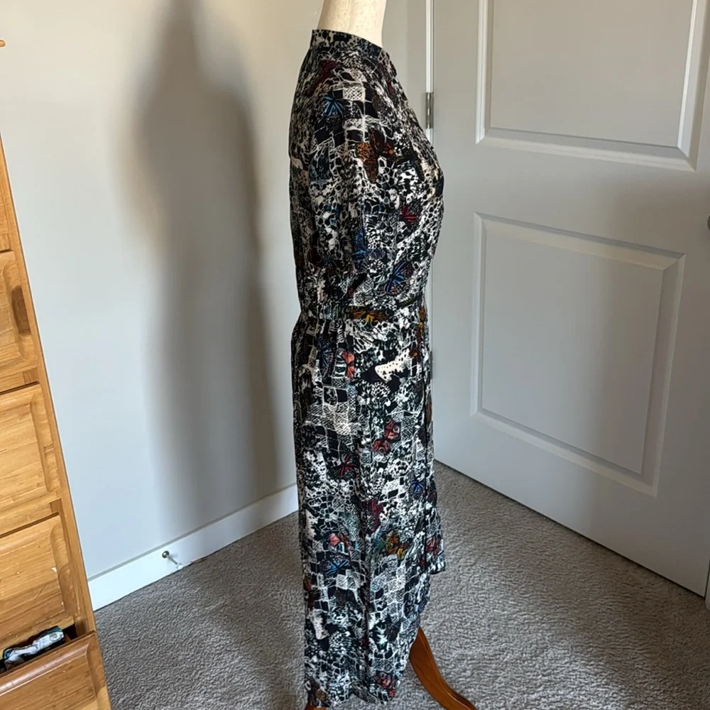 NWT Zadig & Voltaire Rimaz Dress color Encre size medium - Picture 3 of 9